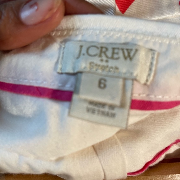 J crew patterned shorts sz 6 - Picture 2 of 3